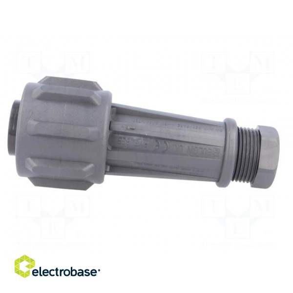 Connector: circular | plug | male | PIN: 5 | EXPlora | Contacts: brass paveikslėlis 3