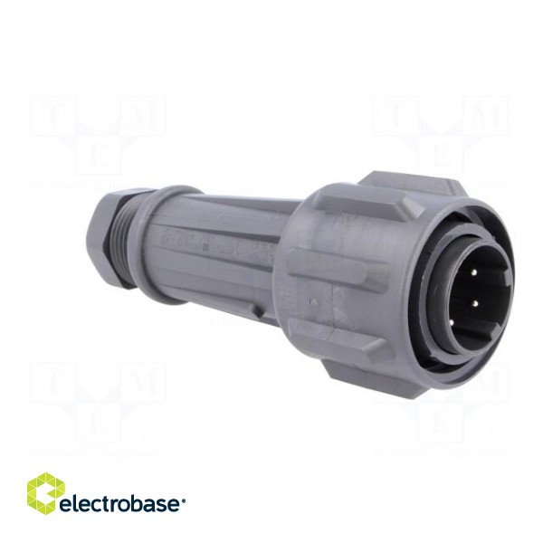 Connector: circular | plug | male | PIN: 5 | EXPlora | Contacts: brass paveikslėlis 8