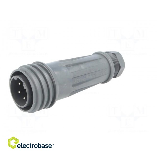 Connector: circular | plug | male | PIN: 5 | EXPlora | Contacts: brass paveikslėlis 2