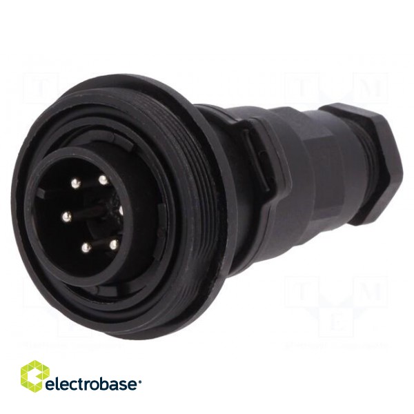 Connector: circular | plug | male | PIN: 6 | Standard Buccaneer® | IP68 paveikslėlis 1