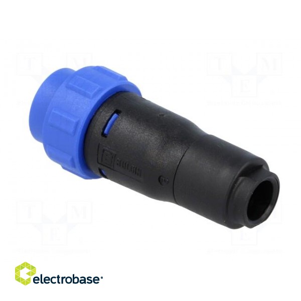 Connector: circular | plug | male | PIN: 6 | w/o contacts | for cable image 4