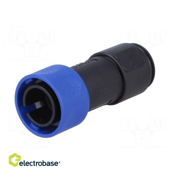 Connector: circular | plug | male | PIN: 6 | w/o contacts | for cable paveikslėlis 2