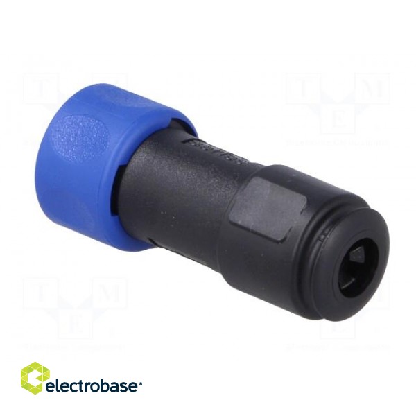 Connector: circular | plug | male | PIN: 6 | w/o contacts | for cable paveikslėlis 4