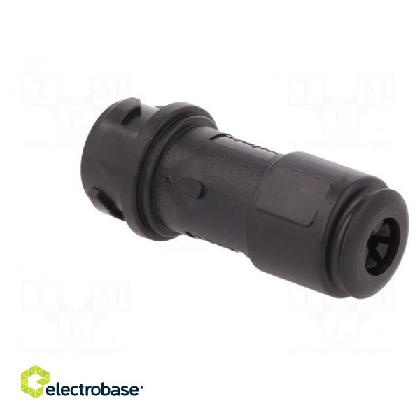 Connector: circular | plug | male | PIN: 6 | w/o contacts | for cable image 4