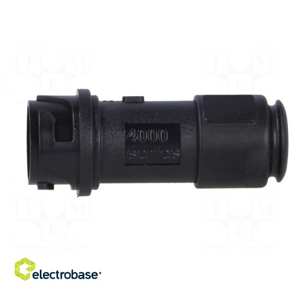 Connector: circular | plug | male | PIN: 6 | w/o contacts | for cable image 3