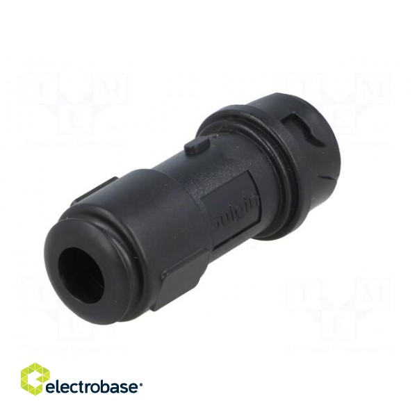 Connector: circular | plug | male | PIN: 6 | w/o contacts | for cable paveikslėlis 6