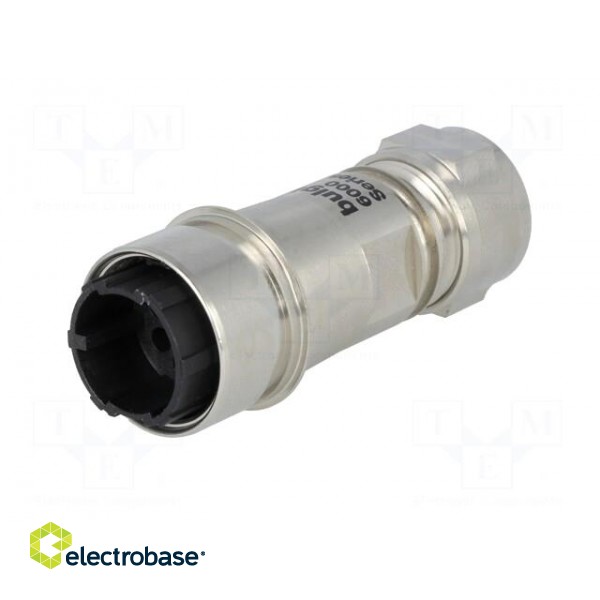 Connector: circular | plug | male | PIN: 8 | w/o contacts | for cable фото 2