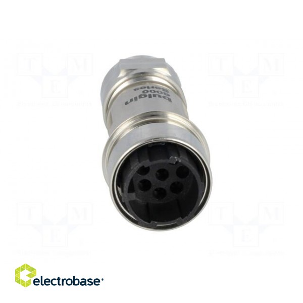 Connector: circular | plug | male | PIN: 8 | w/o contacts | for cable image 9