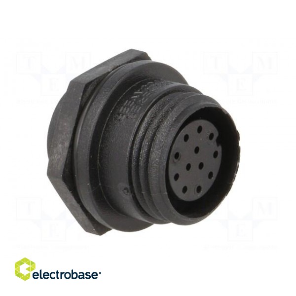 Connector: circular | socket | female | PIN: 12 | w/o contacts | IP68 image 8