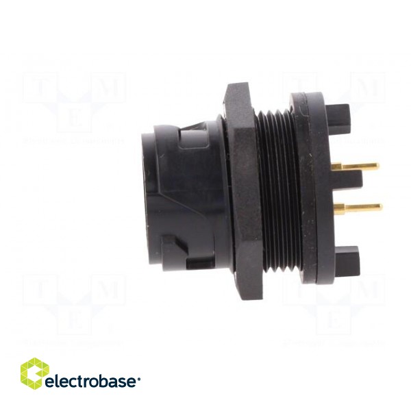 Connector: circular | socket | female | PIN: 2 | Buccaneer 4000 | THT image 3