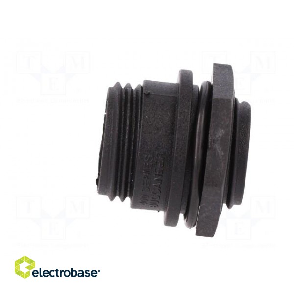 Connector: circular | socket | female | PIN: 4 | w/o contacts | IP68 image 3