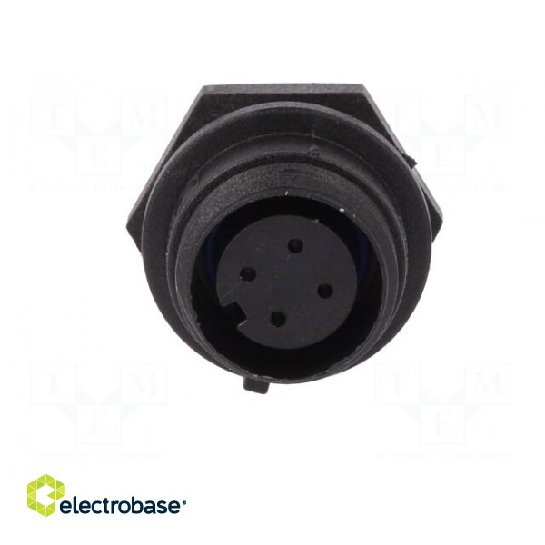 Connector: circular | socket | female | PIN: 4 | w/o contacts | IP68 image 9