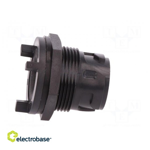 Connector: circular | socket | female | PIN: 4 | w/o contacts | UL94V-0 image 7