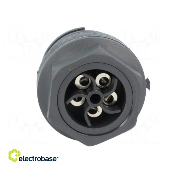 Connector: circular | socket | female | PIN: 5 | EXPlora | nickel plated image 5