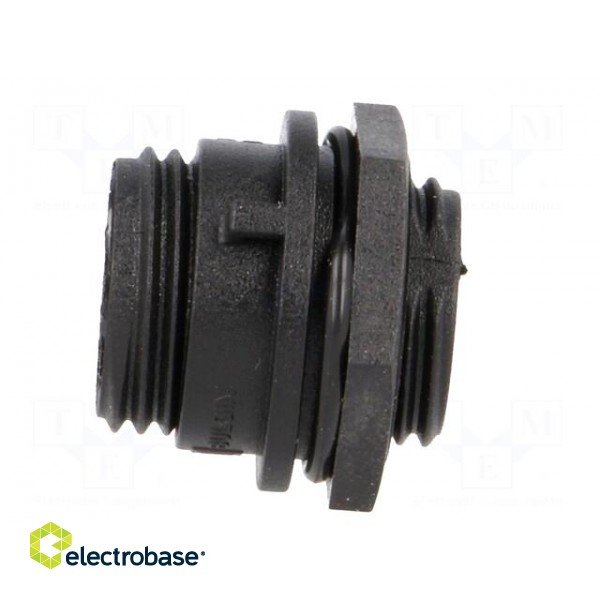 Connector: circular | socket | female | PIN: 6 | w/o contacts | IP68 image 3