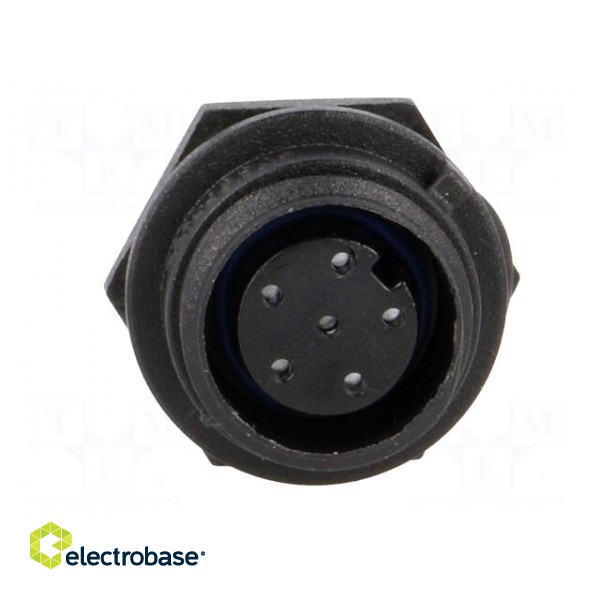 Connector: circular | socket | female | PIN: 6 | w/o contacts | IP68 фото 9