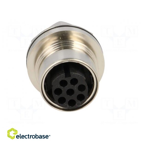 Connector: circular | socket | female | PIN: 8 | w/o contacts | 10A | 277V image 9