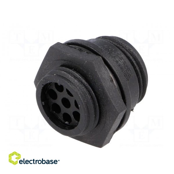 Connector: circular | socket | female | PIN: 8 | w/o contacts | IP68 image 6