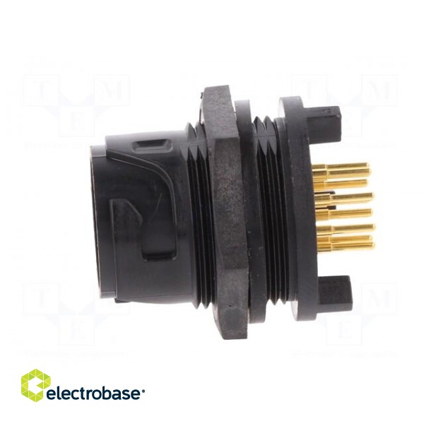 Connector: circular | socket | male | PIN: 10 | Buccaneer 4000 | THT image 3