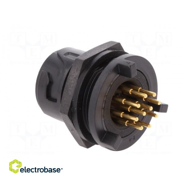 Connector: circular | socket | male | PIN: 10 | Buccaneer 4000 | THT image 4