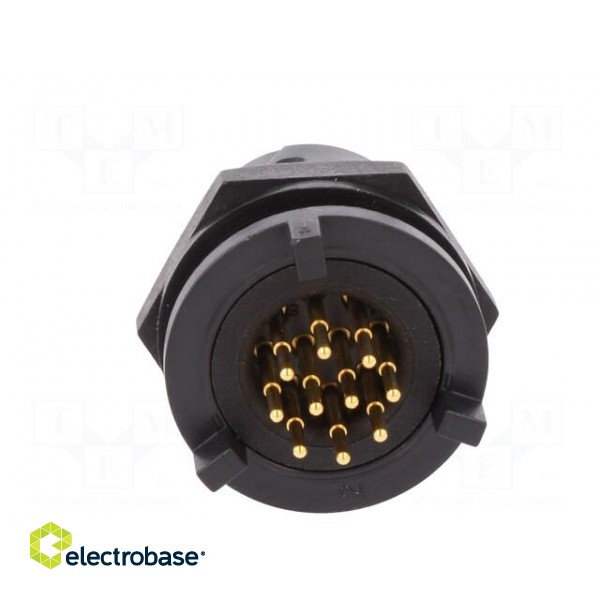 Connector: circular | socket | male | PIN: 10 | Buccaneer 4000 | THT image 5