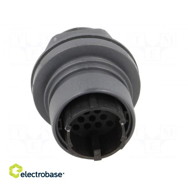 Connector: circular | socket | male | PIN: 16 | w/o contacts | UL94V-0 image 9