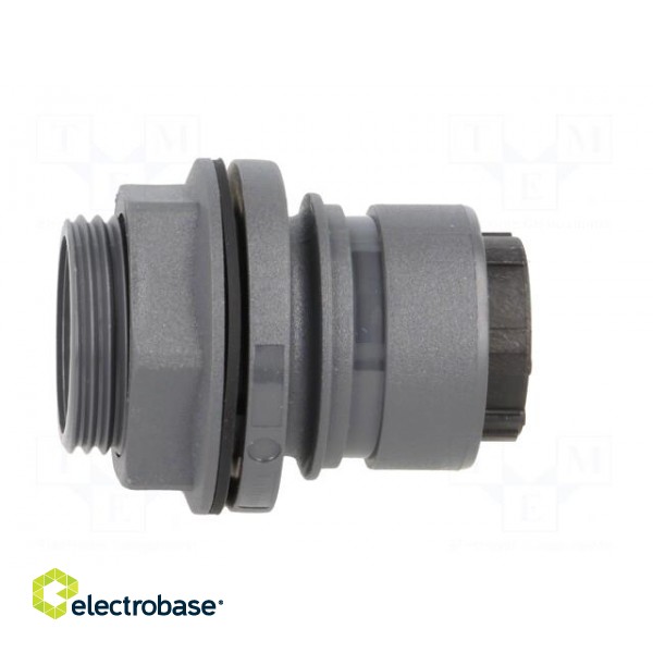 Connector: circular | socket | male | PIN: 22 | w/o contacts | UL94V-0 image 7