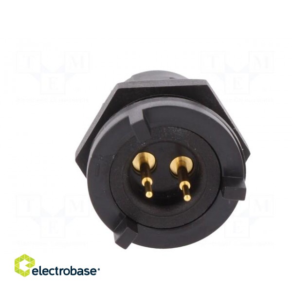 Connector: circular | socket | male | PIN: 2 | Buccaneer 4000 | THT | 10A image 5