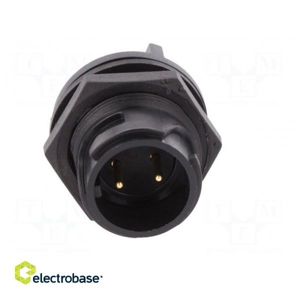 Connector: circular | socket | male | PIN: 2 | Buccaneer 4000 | THT | 10A image 9