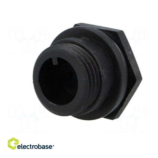 Connector: circular | socket | male | PIN: 2 | w/o contacts | IP68 | 250V image 2