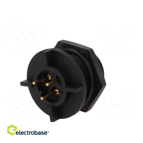 Connector: circular | socket | male | PIN: 3 | Buccaneer 400 | IP68 | 250V фото 6
