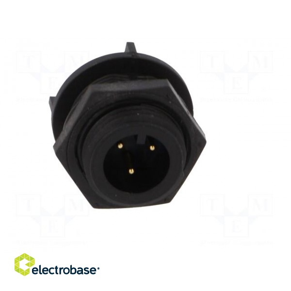 Connector: circular | socket | male | PIN: 3 | Buccaneer 400 | IP68 | 250V фото 9