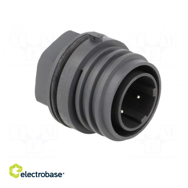 Connector: circular | socket | male | PIN: 3 | EXPlora | Contacts: brass image 8