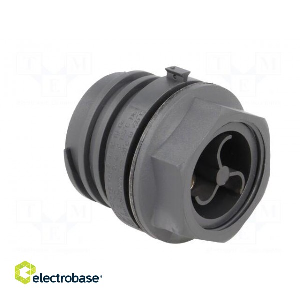 Connector: circular | socket | male | PIN: 3 | EXPlora | Contacts: brass image 4