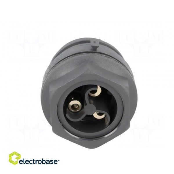 Connector: circular | socket | male | PIN: 3 | EXPlora | Contacts: brass image 5