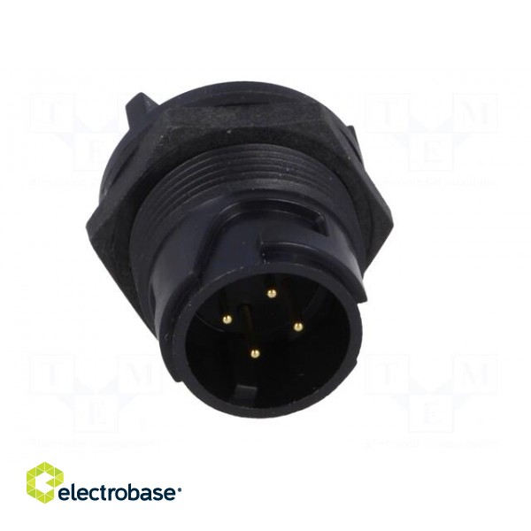 Connector: circular | socket | male | PIN: 4 | Buccaneer 4000 | THT | 5A image 9