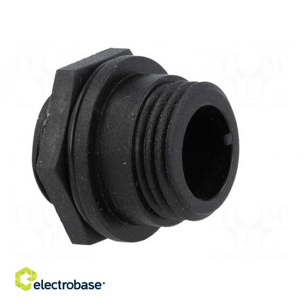 Connector: circular | socket | male | PIN: 4 | w/o contacts | IP68 | 125V image 8