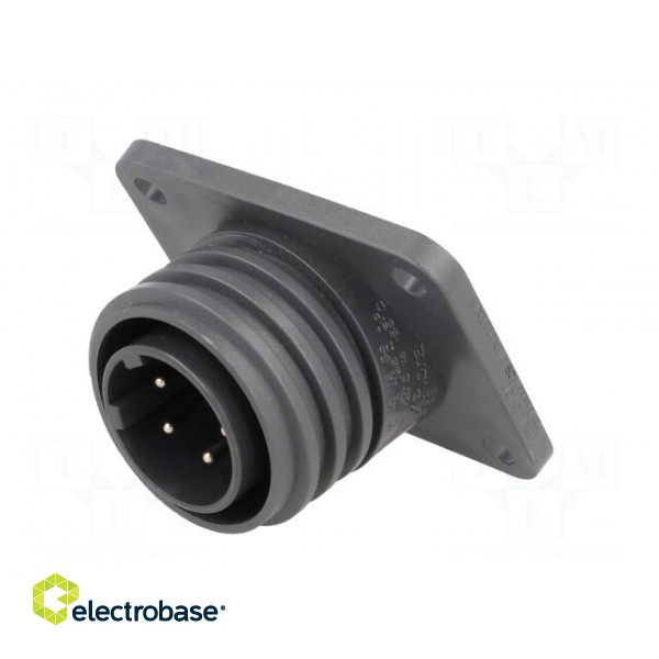 Connector: circular | socket | male | PIN: 5 | EXPlora | Contacts: brass image 2