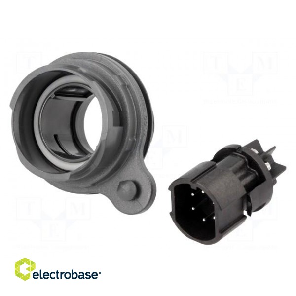 Connector: circular | socket | male | PIN: 6 | Buccaneer 7000 | UL94V-0 image 1