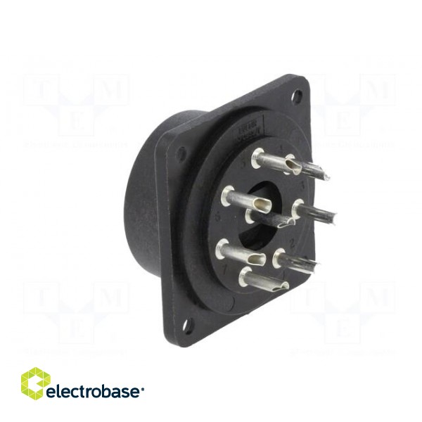 Connector: circular | socket | male | PIN: 8 | 4.8mm connectors | 6A image 4