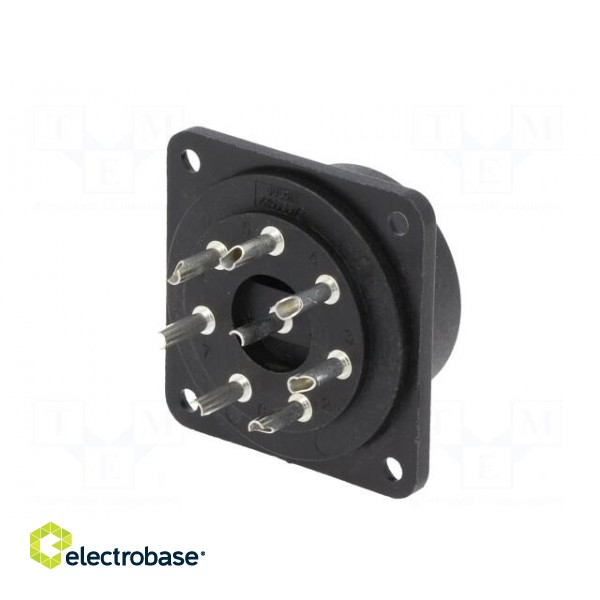Connector: circular | socket | male | PIN: 8 | 4.8mm connectors | 6A image 6