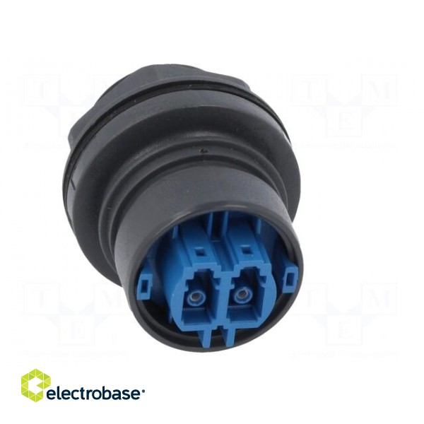 Connector: fiber optic | PIN: 2 | single mode duplex (SM) | bayonet image 9