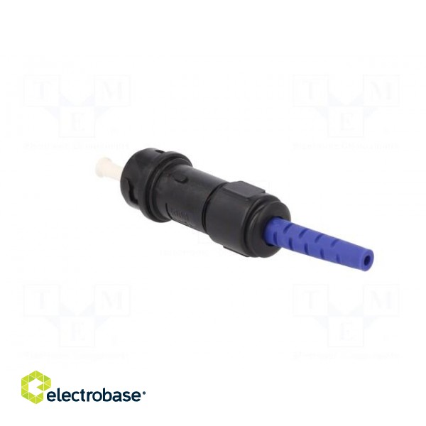 Connector: fiber optic | plug | PIN: 1 | bayonet,external bayonet image 4
