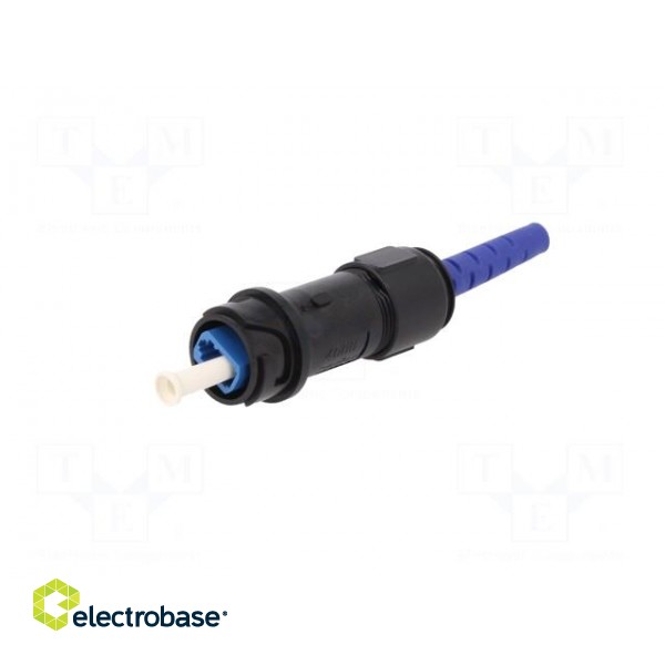 Connector: fiber optic | plug | PIN: 1 | bayonet,external bayonet image 2