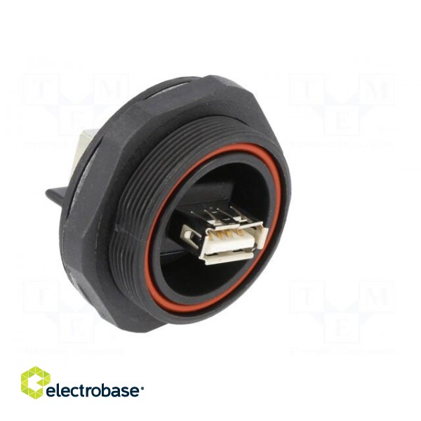 Connector: USB A | socket | PIN: 4 | threaded joint | USB Buccaneer image 8