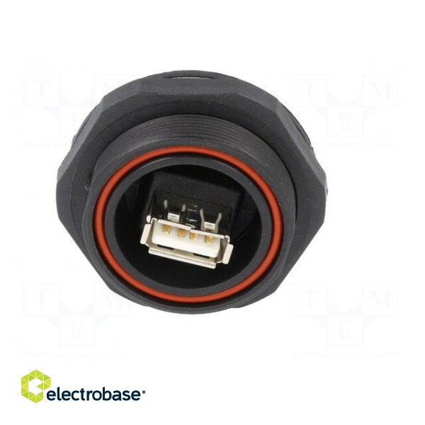 Connector: USB A | socket | PIN: 4 | threaded joint | USB Buccaneer paveikslėlis 9