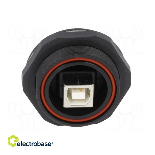 Connector: USB B | socket | PIN: 4 | threaded joint | USB Buccaneer paveikslėlis 9