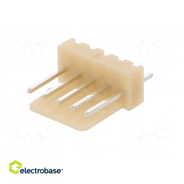 Connector: circular | socket | male | PIN: 5 | THT | straight | 2.54mm image 2