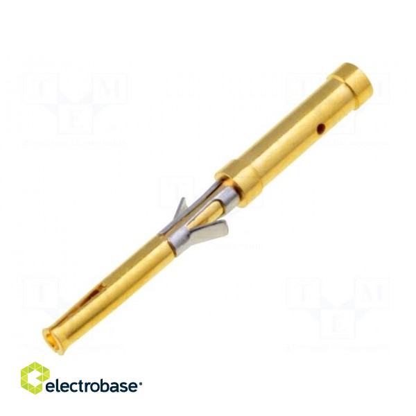 Contact | female | brass | gold-plated | 26AWG÷22AWG | crimped