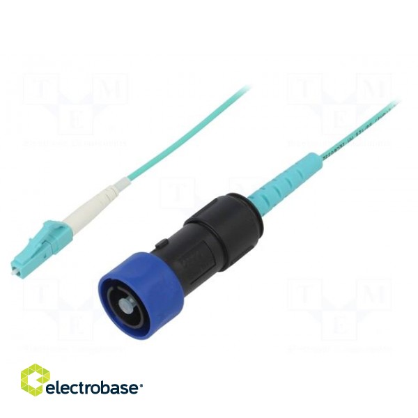 Connector: fiber optic | patchcord | PIN: 1 | bayonet | Buccaneer 4000